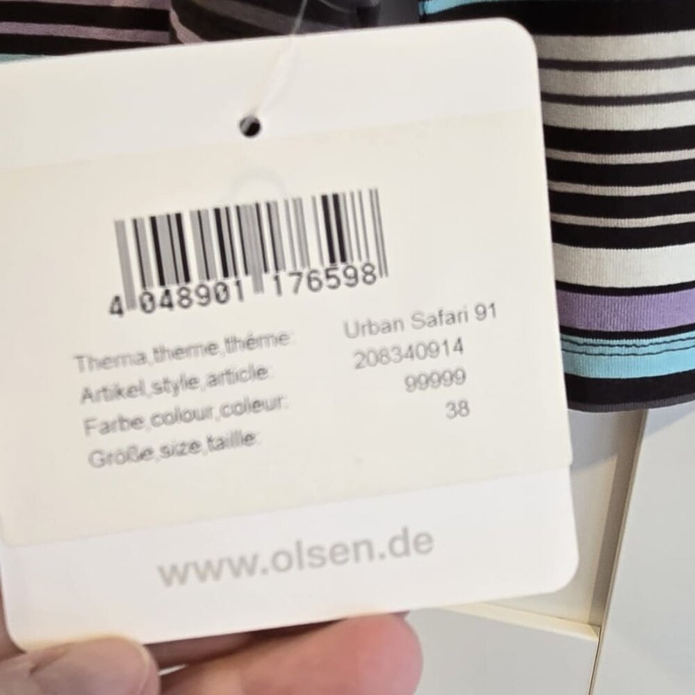 Olsen long sleeve t-shirt, size 6 (EU38) NWT - Picture 3 of 7